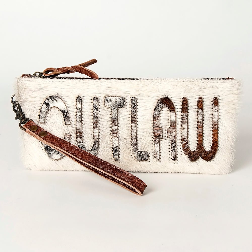 American Darling Wristlet Genuine Leather Women Bag W. Handbag Purse –