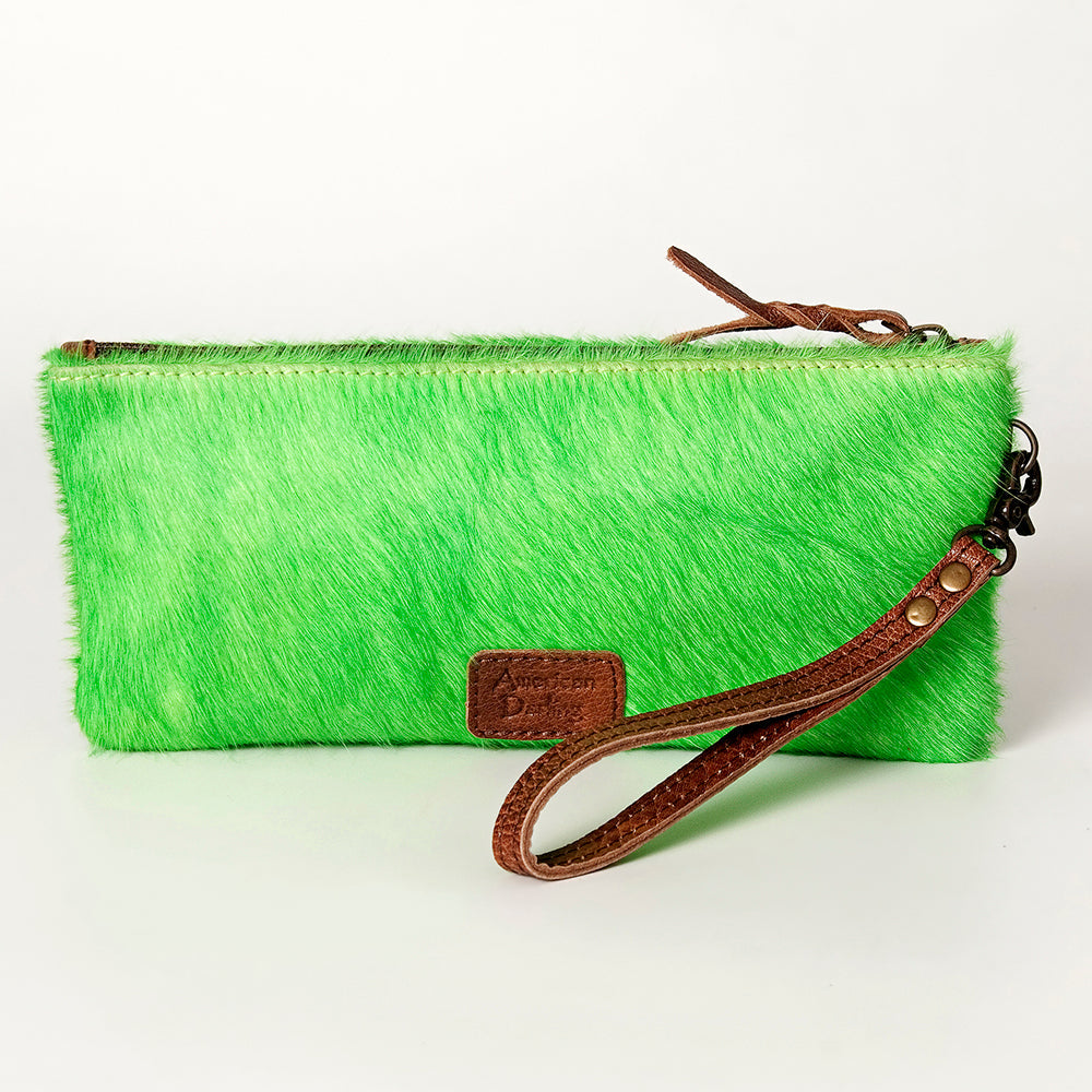 American Darling Wristlet Hair on Genuine Leather Western Women Bag | Handbag Purse | Women Wristlet | Wristlet Wristlet | Travel Wristlet | Leather Wristlet | Clutch Wristlet