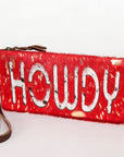 American Darling Wristlet Hair on Genuine Leather Western Women Bag | Handbag Purse | Women Wristlet | Wristlet Wristlet | Travel Wristlet | Leather Wristlet | Clutch Wristlet
