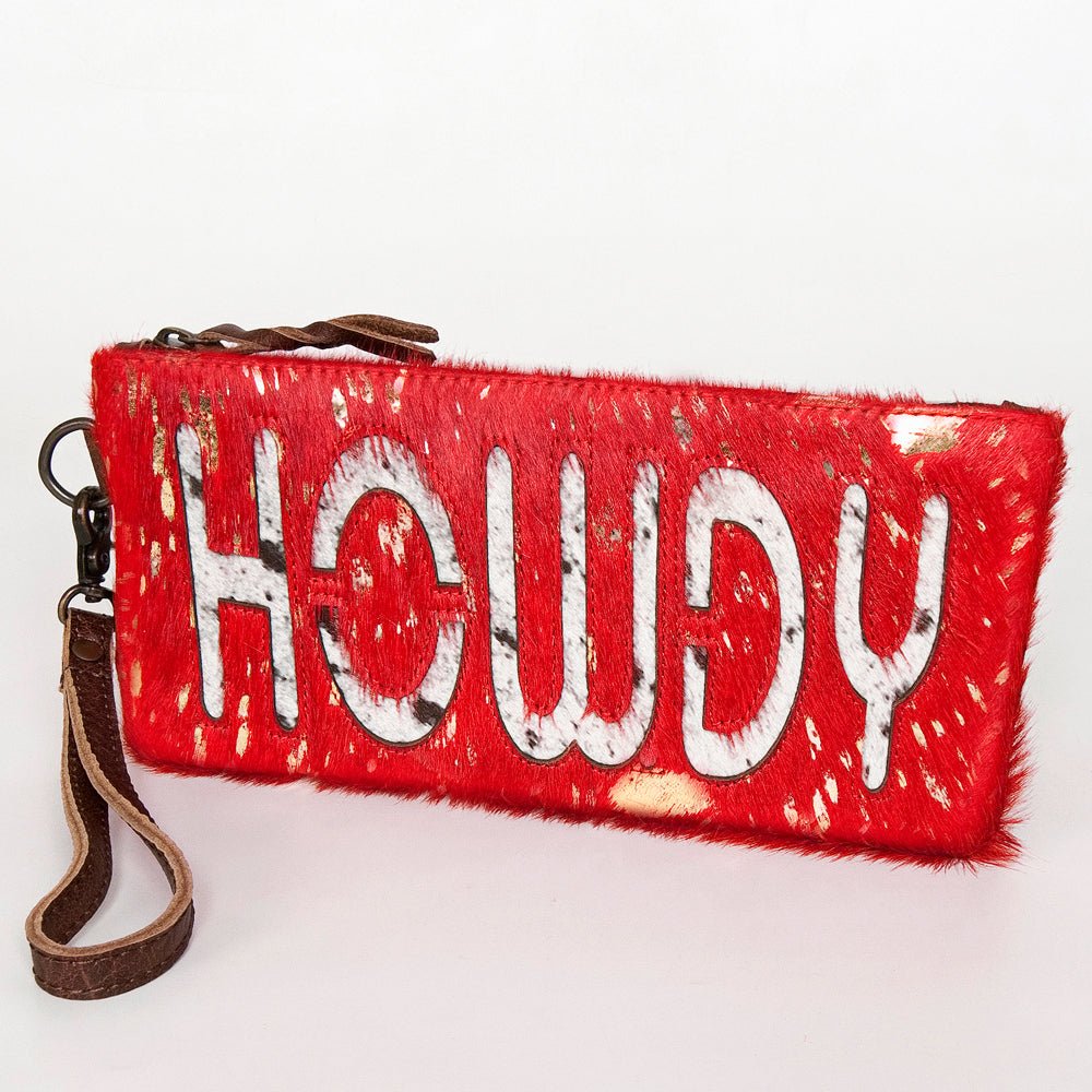 American Darling Wristlet Genuine Leather Women Bag W. Handbag Purse –