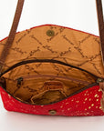 American Darling ADBGS178O Envelope Hair On Genuine Leather women bag western handbag purse
