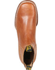 El General Square Toe Ankle Boot — Tejas Ocre