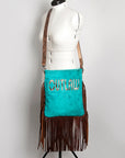 American Darling ADBGS192O Messenger Hair On Genuine Leather women bag western handbag purse