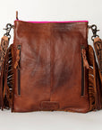 American Darling ADBGS192P Messenger Hair On Genuine Leather women bag western handbag purse