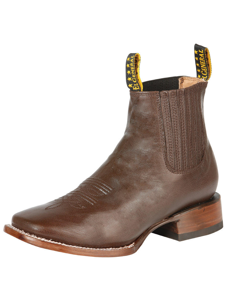 El General Square Toe Ankle Boot in Lemmans Cooper