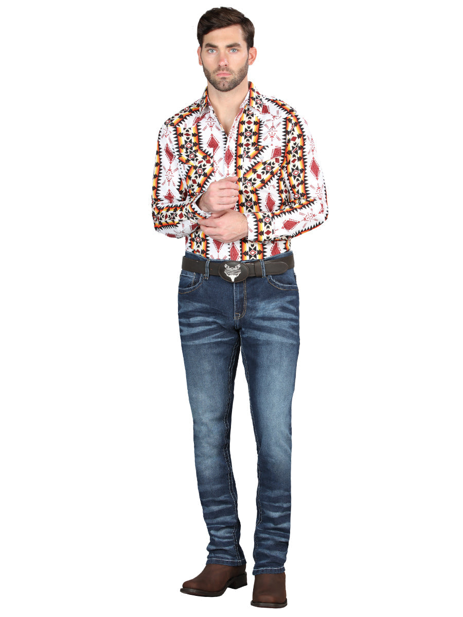 El Norteño Medium Blue Skinny Stretch Pants