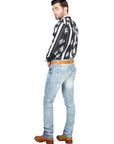 El Norteño Light Blue Skinny Stretch Pants