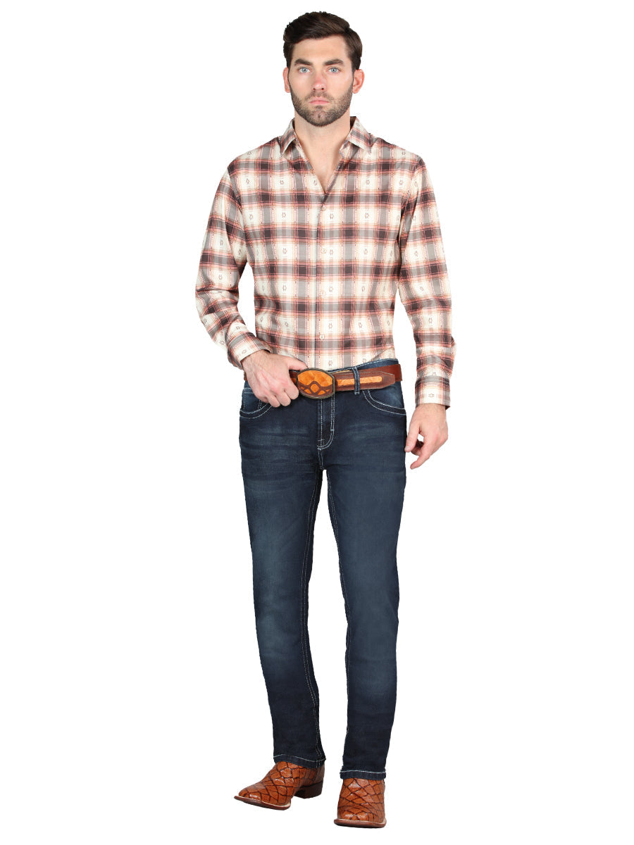 El Norteño Dark Blue Skinny Stretch Pants