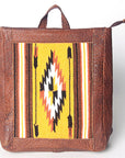 American Darling Saddle Blanket Genuine Leather Women Bag Western Handbag Purse