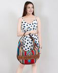 American Darling HOBO Hand Tooled Hair-on Genuine Leather women bag western handbag purse