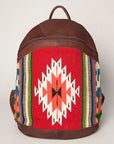 American Darling Saddle Blanket Genuine Leather Women Bag Western Handbag Purse