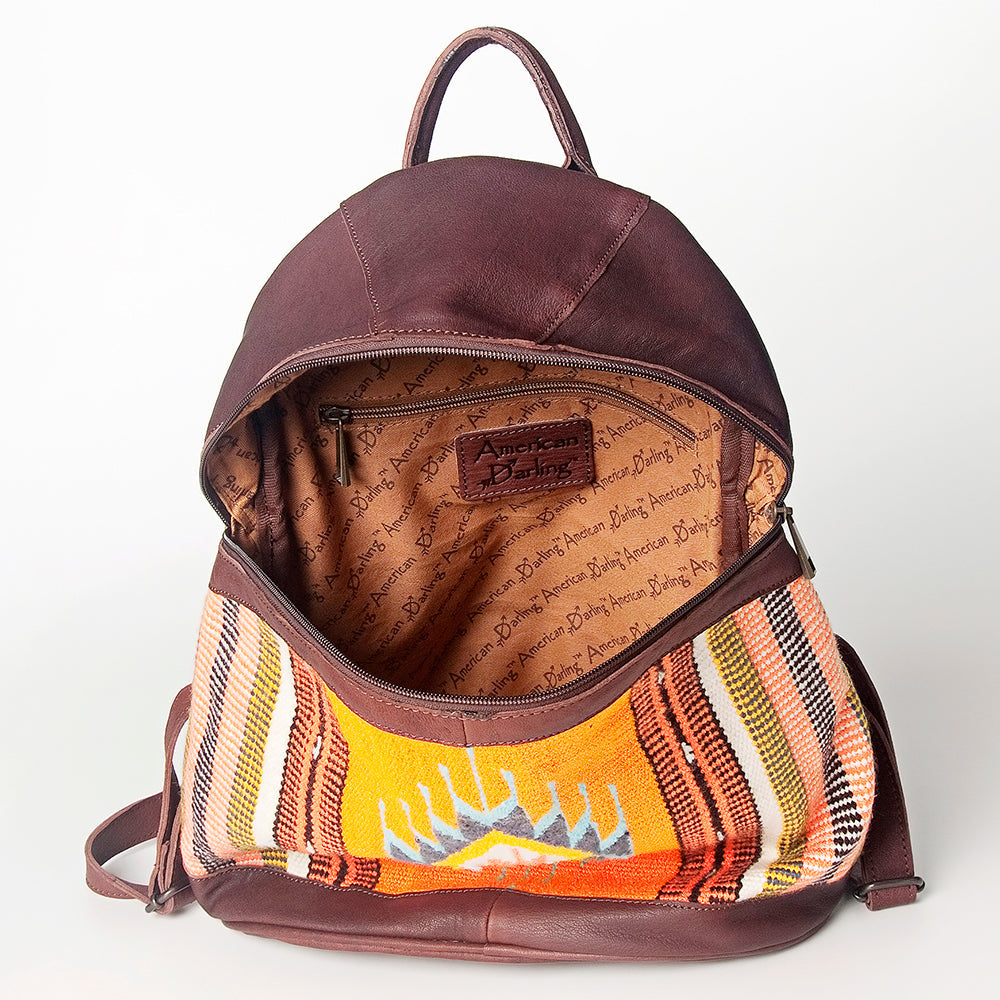 American Darling Saddle Blanket Genuine Leather Women Bag Western Handbag Purse