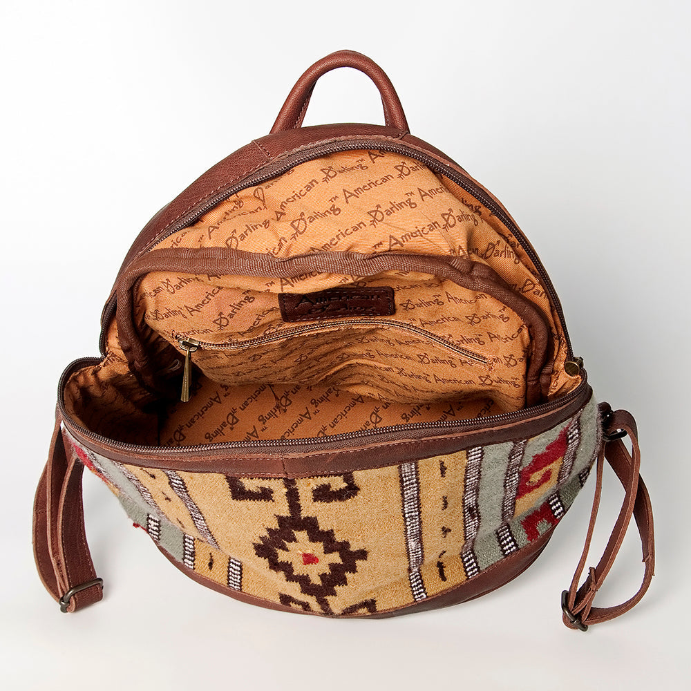 American Darling Saddle Blanket Genuine Leather Women Bag Western Handbag Purse