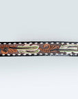 American Darling Bracelet Hand Tooled Carved Genuine Leather Women | Handmade Western Rustic
