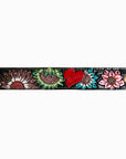 American Darling ADBRF187 Hand tooled carved Genuine Leather Bracelet women