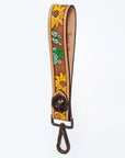 American Darling Hand Tooled Genuine Leather Handle Strap for Wristlet Bag Phone Wrist Keychain Wallet Purse Clutch Cellphone