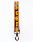 American Darling Hand Tooled Genuine Leather Handle Strap for Wristlet Bag Phone Wrist Keychain Wallet Purse Clutch Cellphone