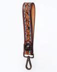 American Darling Hand Tooled Genuine Leather Handle Strap for Wristlet Bag Phone Wrist Keychain Wallet Purse Clutch Cellphone