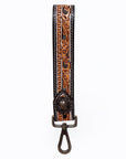 American Darling Hand Tooled Genuine Leather Handle Strap for Wristlet Bag Phone Wrist Keychain Wallet Purse Clutch Cellphone