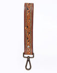 American Darling Hand Tooled Genuine Leather Handle Strap for Wristlet Bag Phone Wrist Keychain Wallet Purse Clutch Cellphone