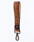 American Darling Hand Tooled Genuine Leather Handle Strap for Wristlet Bag Phone Wrist Keychain Wallet Purse Clutch Cellphone
