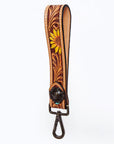 American Darling Hand Tooled Genuine Leather Handle Strap for Wristlet Bag Phone Wrist Keychain Wallet Purse Clutch Cellphone