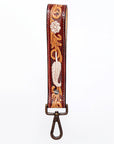 American Darling Hand Tooled Genuine Leather Handle Strap for Wristlet Bag Phone Wrist Keychain Wallet Purse Clutch Cellphone