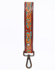 American Darling Hand Tooled Genuine Leather Handle Strap for Wristlet Bag Phone Wrist Keychain Wallet Purse Clutch Cellphone