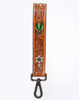 American Darling Hand Tooled Genuine Leather Handle Strap for Wristlet Bag Phone Wrist Keychain Wallet Purse Clutch Cellphone