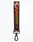American Darling Hand Tooled Genuine Leather Handle Strap for Wristlet Bag Phone Wrist Keychain Wallet Purse Clutch Cellphone