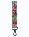 American Darling Hand Tooled Genuine Leather Handle Strap for Wristlet Bag Phone Wrist Keychain Wallet Purse Clutch Cellphone