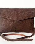 American Darling ADBGS178DM1A Envelope Embossed Genuine Leather women bag western handbag purse
