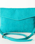 American Darling ADBGS178DM1B Envelope Embossed Genuine Leather women bag western handbag purse