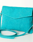 American Darling ADBGS178DM1B Envelope Embossed Genuine Leather women bag western handbag purse