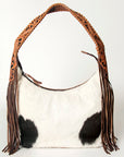 Hobo Hair On Saddle Blanket Genuine Leather Western Bag For Women