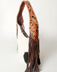 Hobo Hair On Saddle Blanket Genuine Leather Western Bag For Women