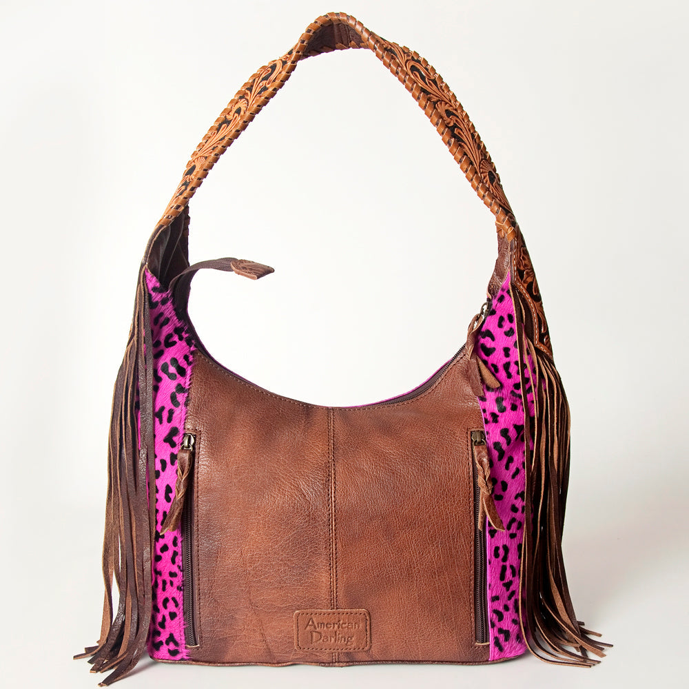 American Darling Hobo Hair On Genuine Leather women bag western handbag purse