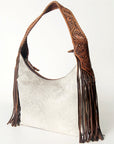 Hobo Hair On Saddle Blanket Genuine Leather Western Bag For Women