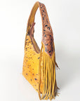 Hobo Hair On Saddle Blanket Genuine Leather Western Bag For Women