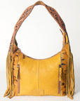 Hobo Hair On Saddle Blanket Genuine Leather Western Bag For Women