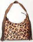 Hobo Hair On Saddle Blanket Genuine Leather Western Bag For Women