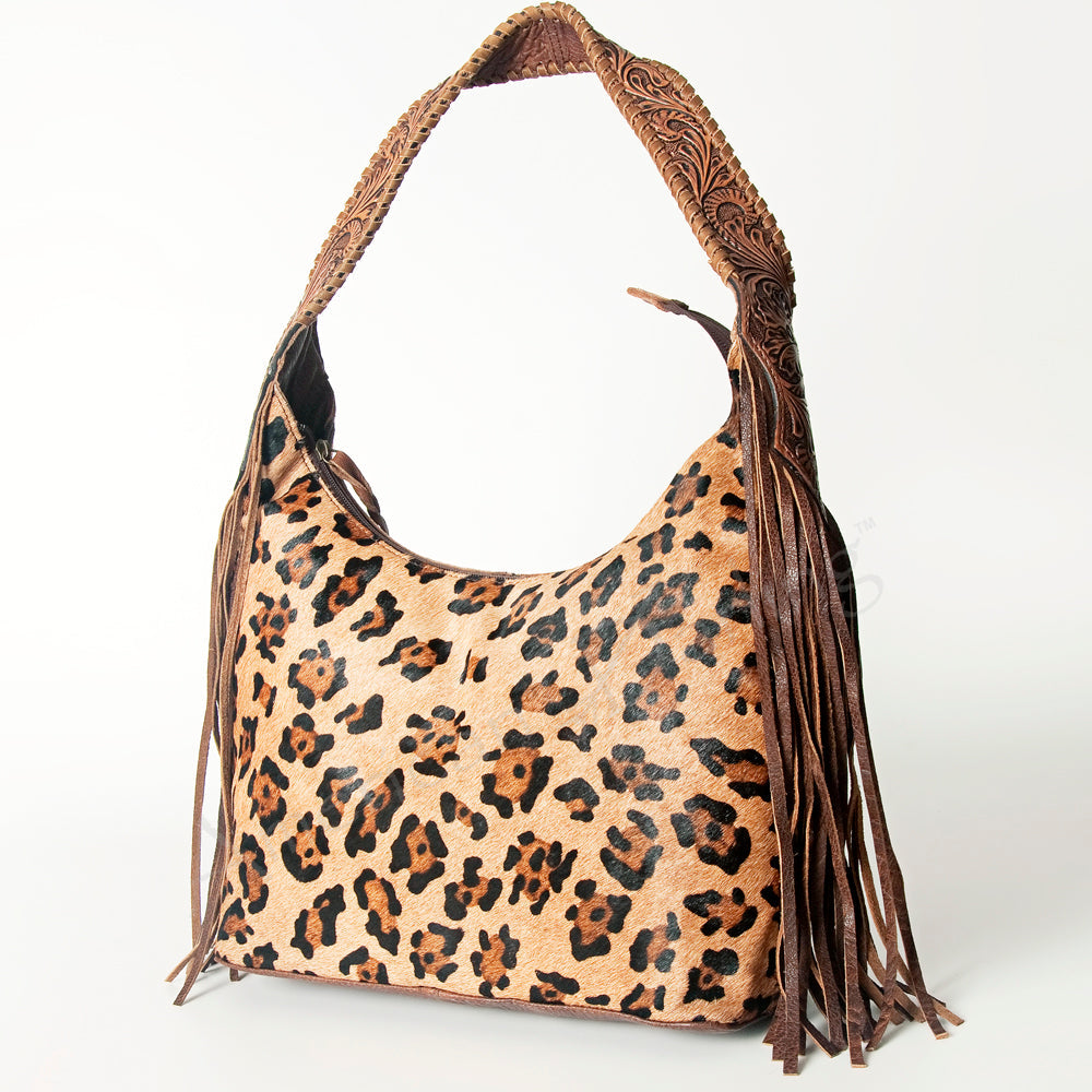 Hobo Hair On Saddle Blanket Genuine Leather Western Bag For Women