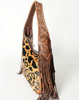Hobo Hair On Saddle Blanket Genuine Leather Western Bag For Women
