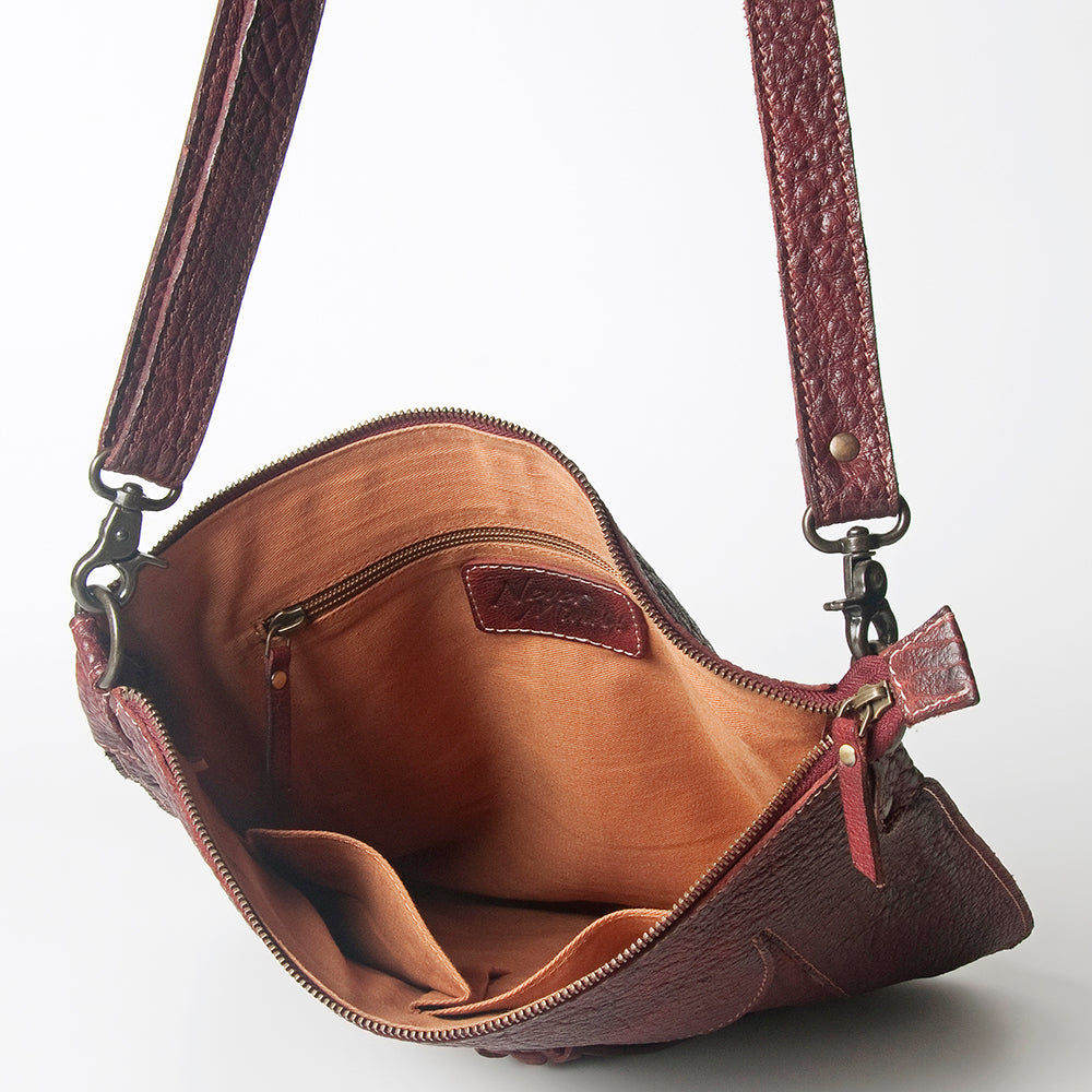 Never Mind Nmbgz103D Cross Body I Vintage Handmade Genuine Cowhide Leather Women Bag Western Handbag Purse