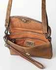 Never Mind Nmbgz104B Small Crossbody Vintage Handmade Genuine Cowhide Leather Women Bag Western Handbag Purse