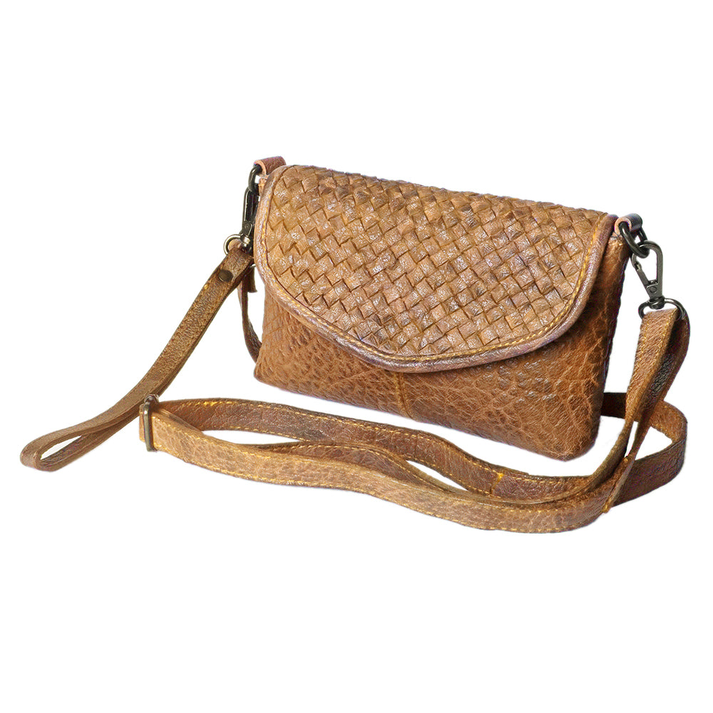 Never Mind Nmbgz104B Small Crossbody Vintage Handmade Genuine Cowhide Leather Women Bag Western Handbag Purse