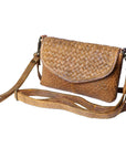 Never Mind Nmbgz104B Small Crossbody Vintage Handmade Genuine Cowhide Leather Women Bag Western Handbag Purse