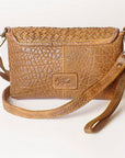 Never Mind Nmbgz104C Small Crossbody Vintage Handmade Genuine Cowhide Leather Women Bag Western Handbag Purse