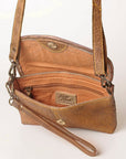 Never Mind Nmbgz104C Small Crossbody Vintage Handmade Genuine Cowhide Leather Women Bag Western Handbag Purse