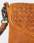 Small Crossbody Bag With Vintage Inspired Genuine Cowhide Leather
